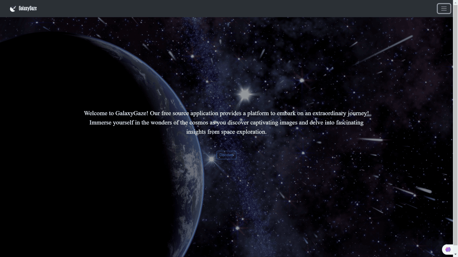 Galaxy Gaze Homepage